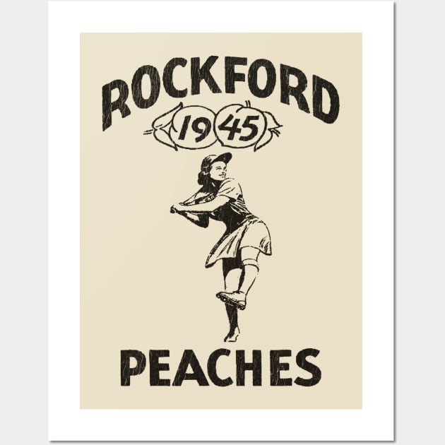 Rockford Peaches Retro Wall Art by LEMESGAKPROVE